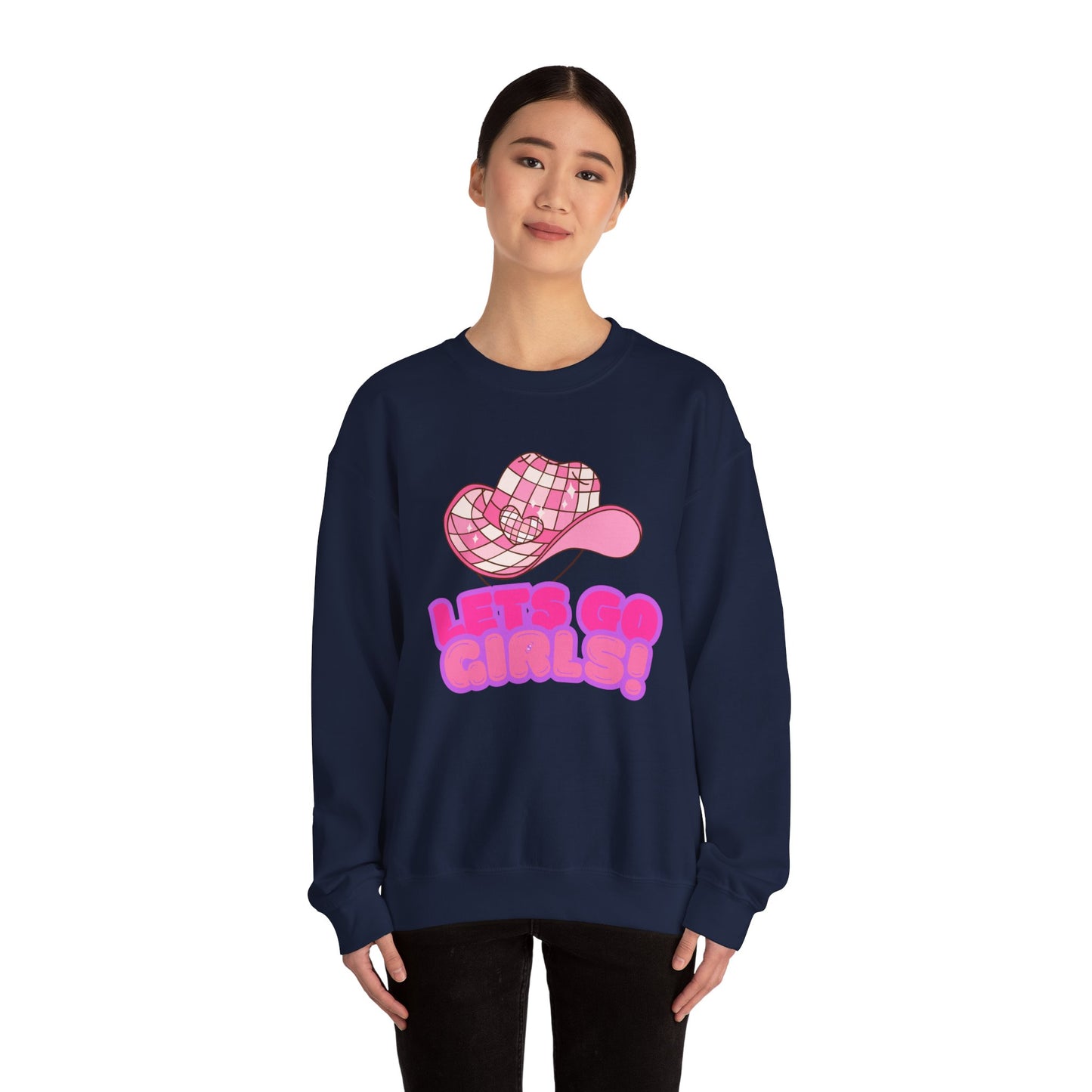 Let's Go Girls! Unisex Heavy Blend™ Crewneck Sweatshirt - Fun & Trendy Design