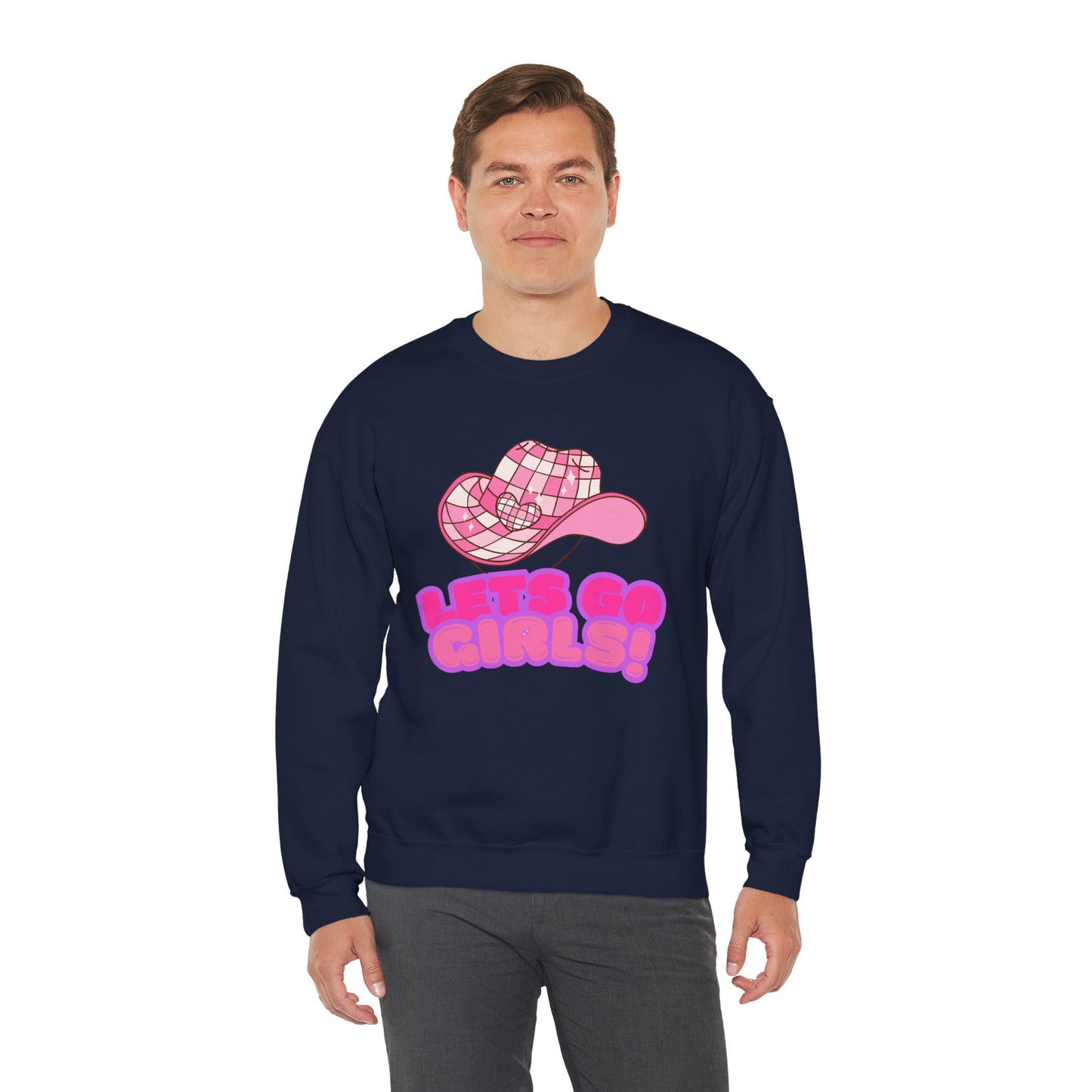 Let's Go Girls! Unisex Heavy Blend™ Crewneck Sweatshirt - Fun & Trendy Design