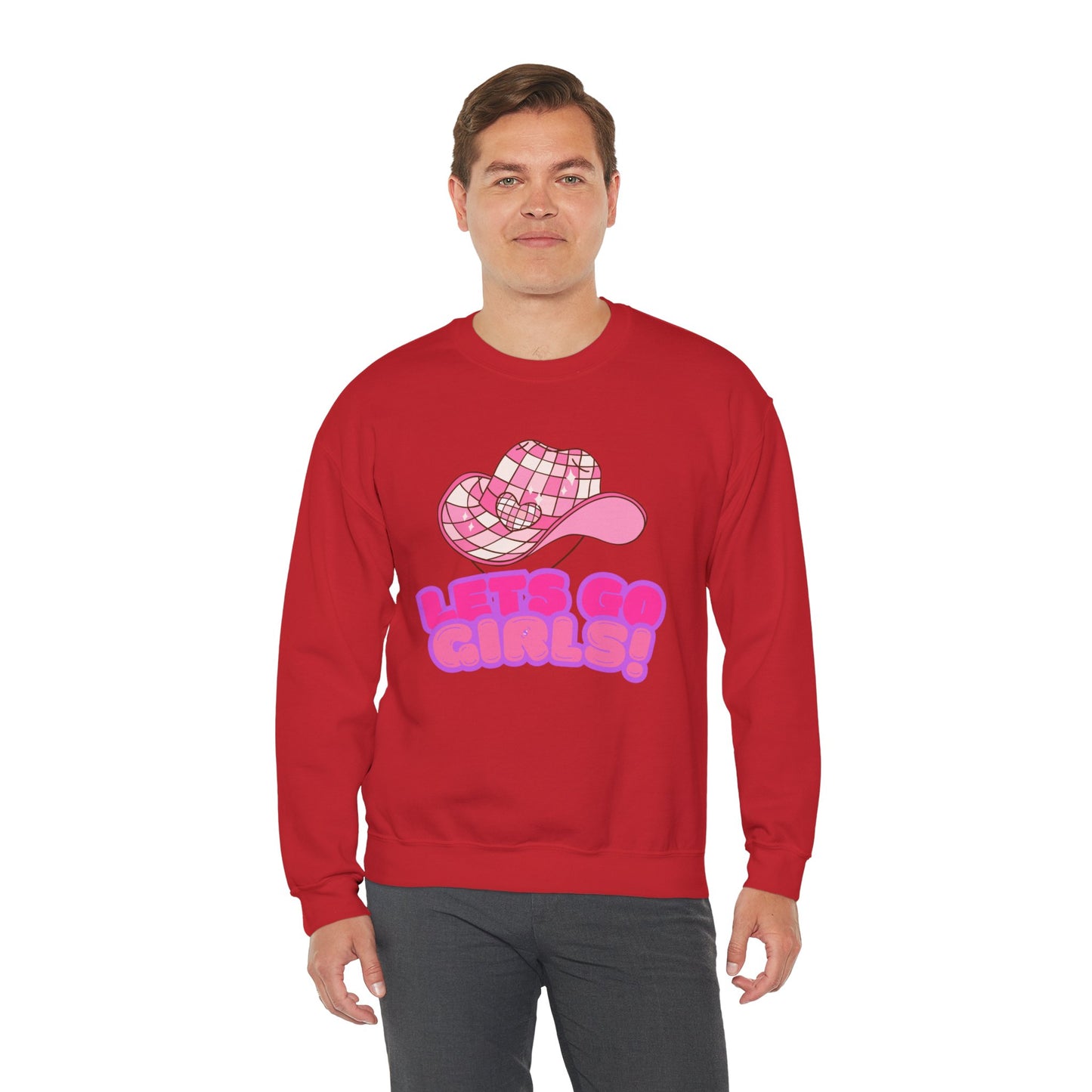 Let's Go Girls! Unisex Heavy Blend™ Crewneck Sweatshirt - Fun & Trendy Design