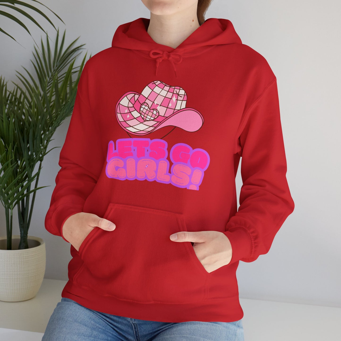 Lets Go Girls! Unisex Heavy Blend™ Hoodie – Cozy Support for Empowerment & Fun