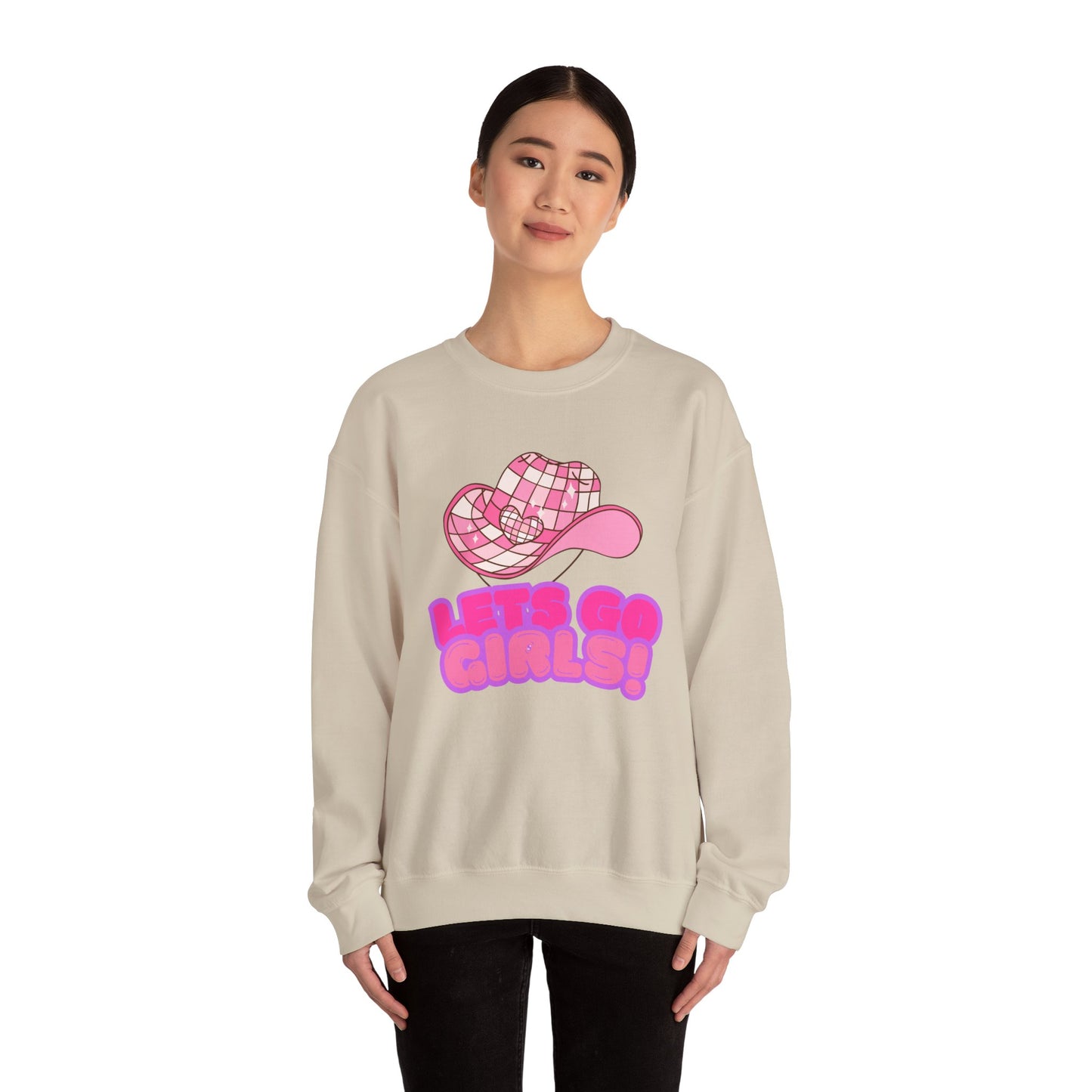 Let's Go Girls! Unisex Heavy Blend™ Crewneck Sweatshirt - Fun & Trendy Design