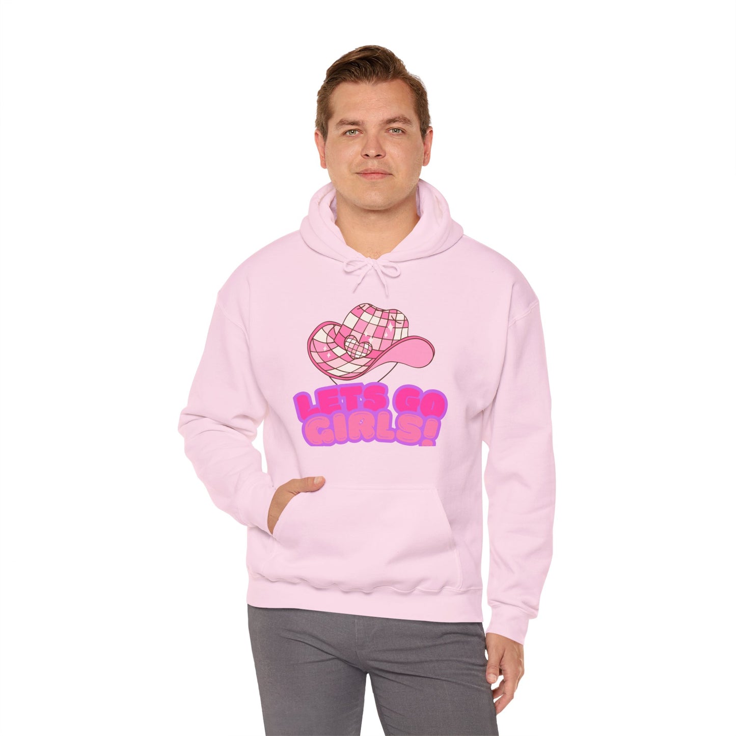 Lets Go Girls! Unisex Heavy Blend™ Hoodie – Cozy Support for Empowerment & Fun