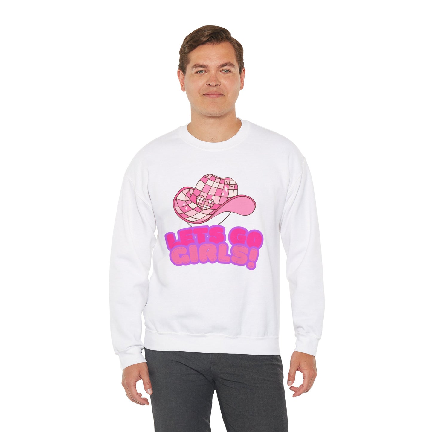 Let's Go Girls! Unisex Heavy Blend™ Crewneck Sweatshirt - Fun & Trendy Design