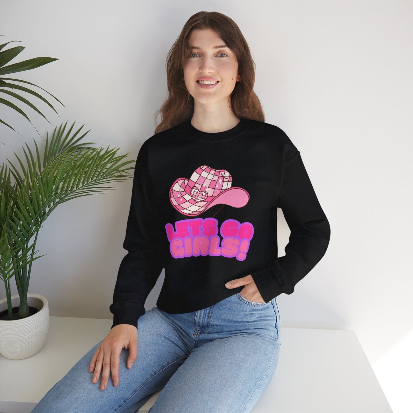 Let's Go Girls! Unisex Heavy Blend™ Crewneck Sweatshirt - Fun & Trendy Design