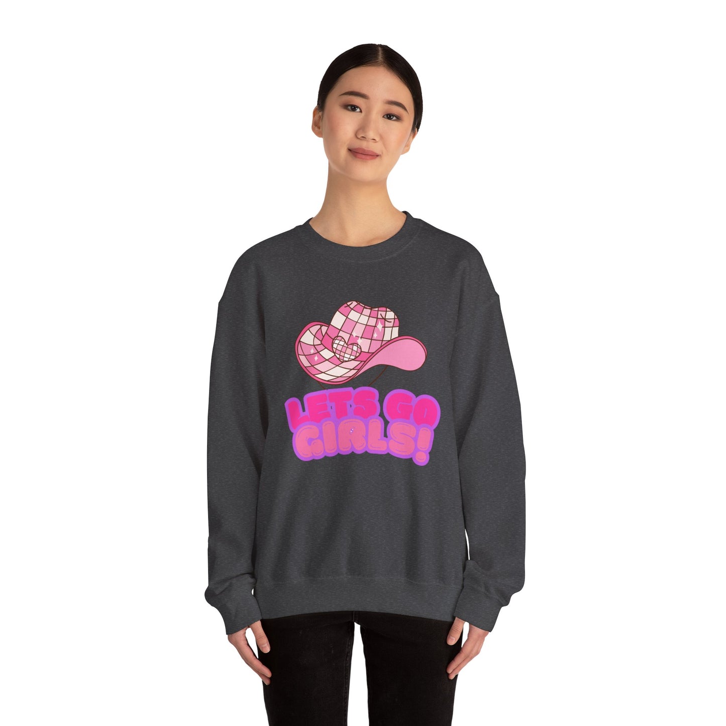 Let's Go Girls! Unisex Heavy Blend™ Crewneck Sweatshirt - Fun & Trendy Design