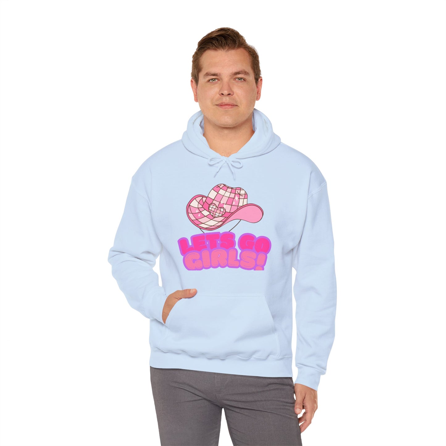 Lets Go Girls! Unisex Heavy Blend™ Hoodie – Cozy Support for Empowerment & Fun