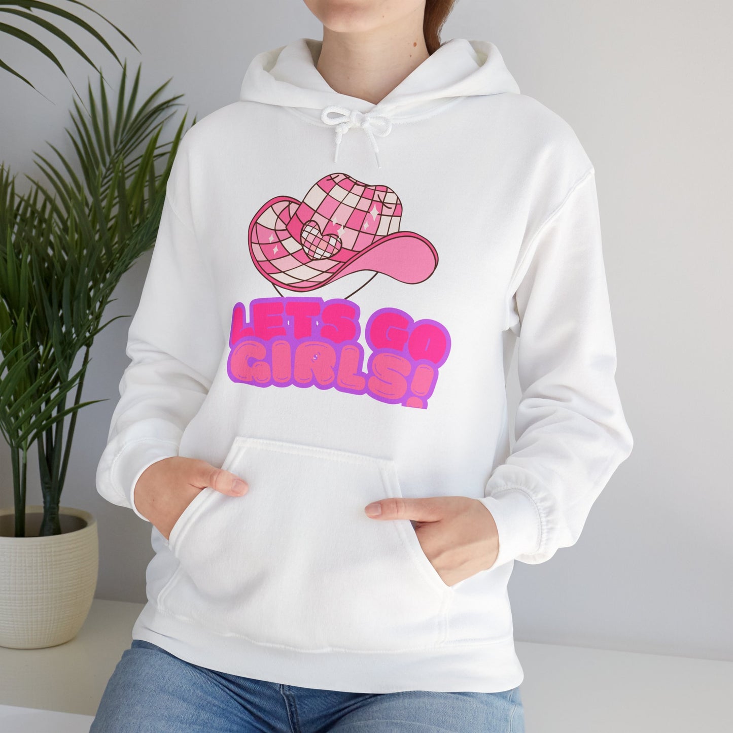 Lets Go Girls! Unisex Heavy Blend™ Hoodie – Cozy Support for Empowerment & Fun