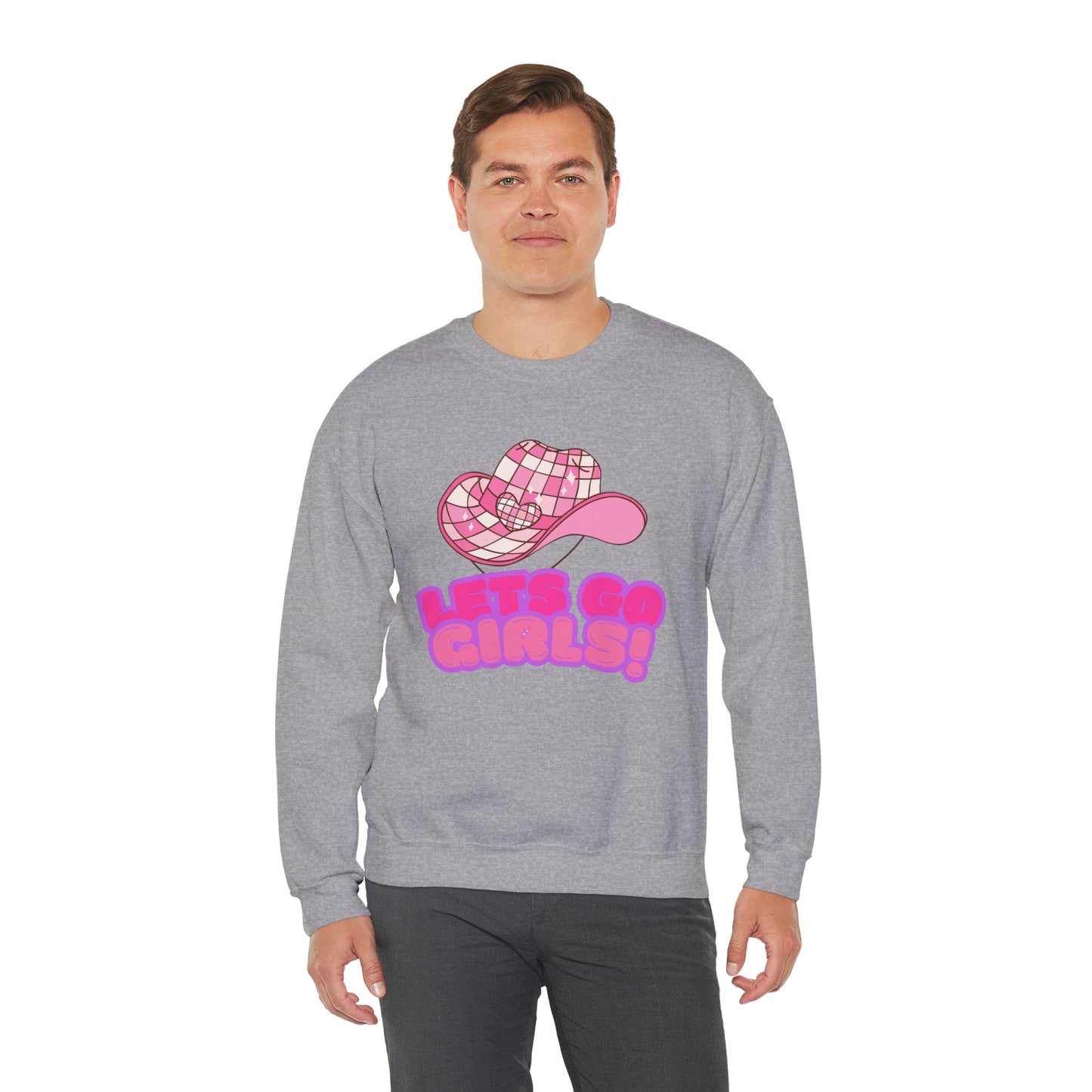 Let's Go Girls! Unisex Heavy Blend™ Crewneck Sweatshirt - Fun & Trendy Design