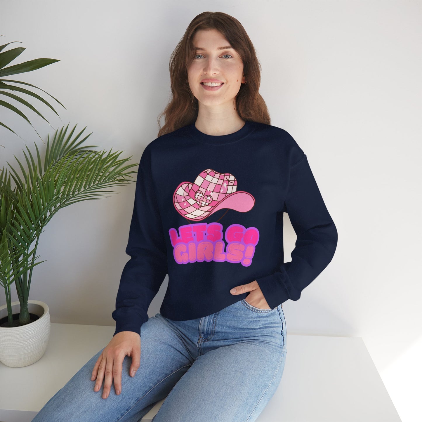 Let's Go Girls! Unisex Heavy Blend™ Crewneck Sweatshirt - Fun & Trendy Design