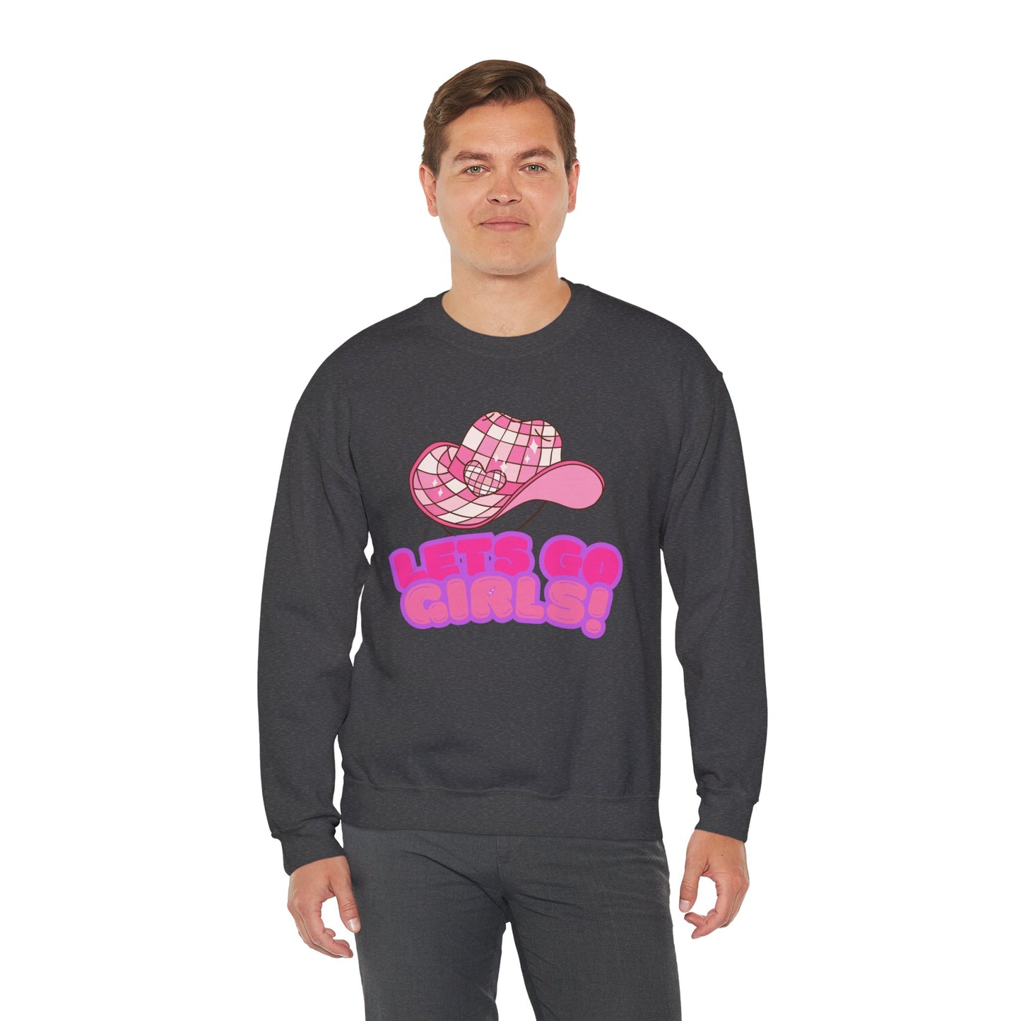 Let's Go Girls! Unisex Heavy Blend™ Crewneck Sweatshirt - Fun & Trendy Design