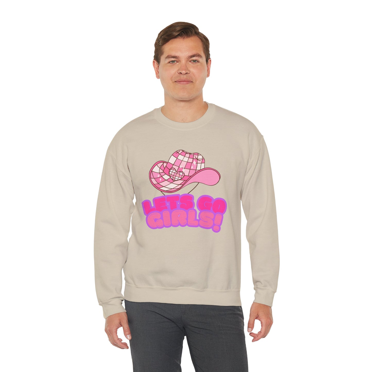 Let's Go Girls! Unisex Heavy Blend™ Crewneck Sweatshirt - Fun & Trendy Design