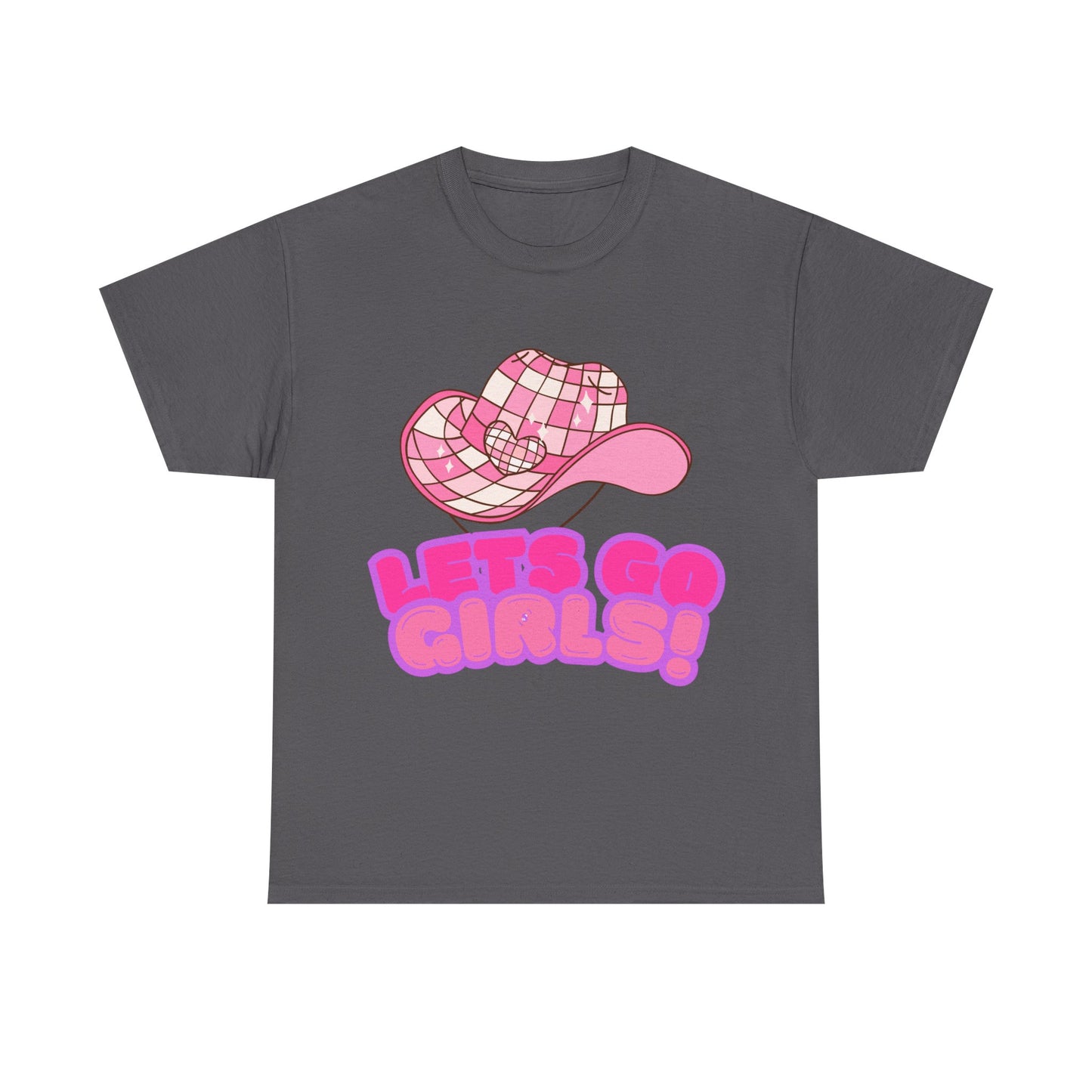 Fun Unisex Heavy Cotton Tee - 'Let’s Go Girls!' Graphic Shirt for Music Lovers