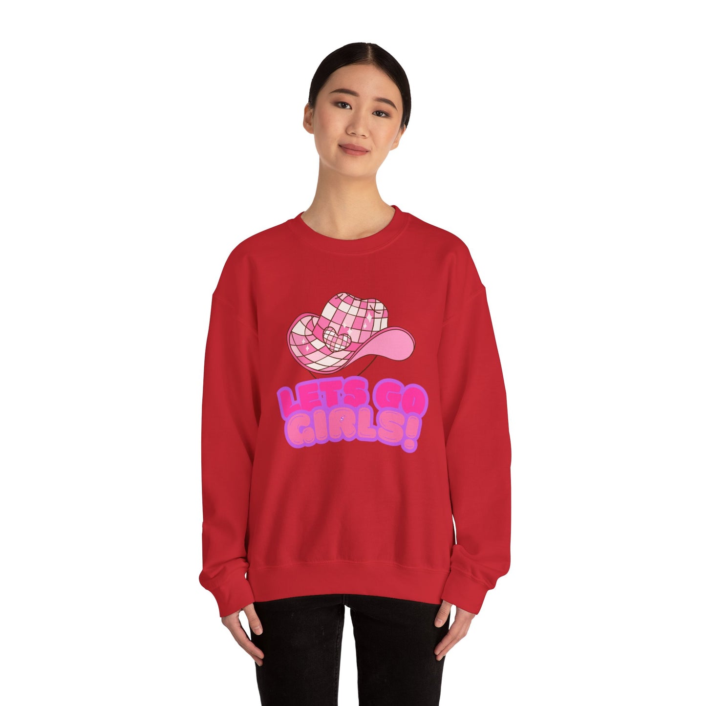 Let's Go Girls! Unisex Heavy Blend™ Crewneck Sweatshirt - Fun & Trendy Design