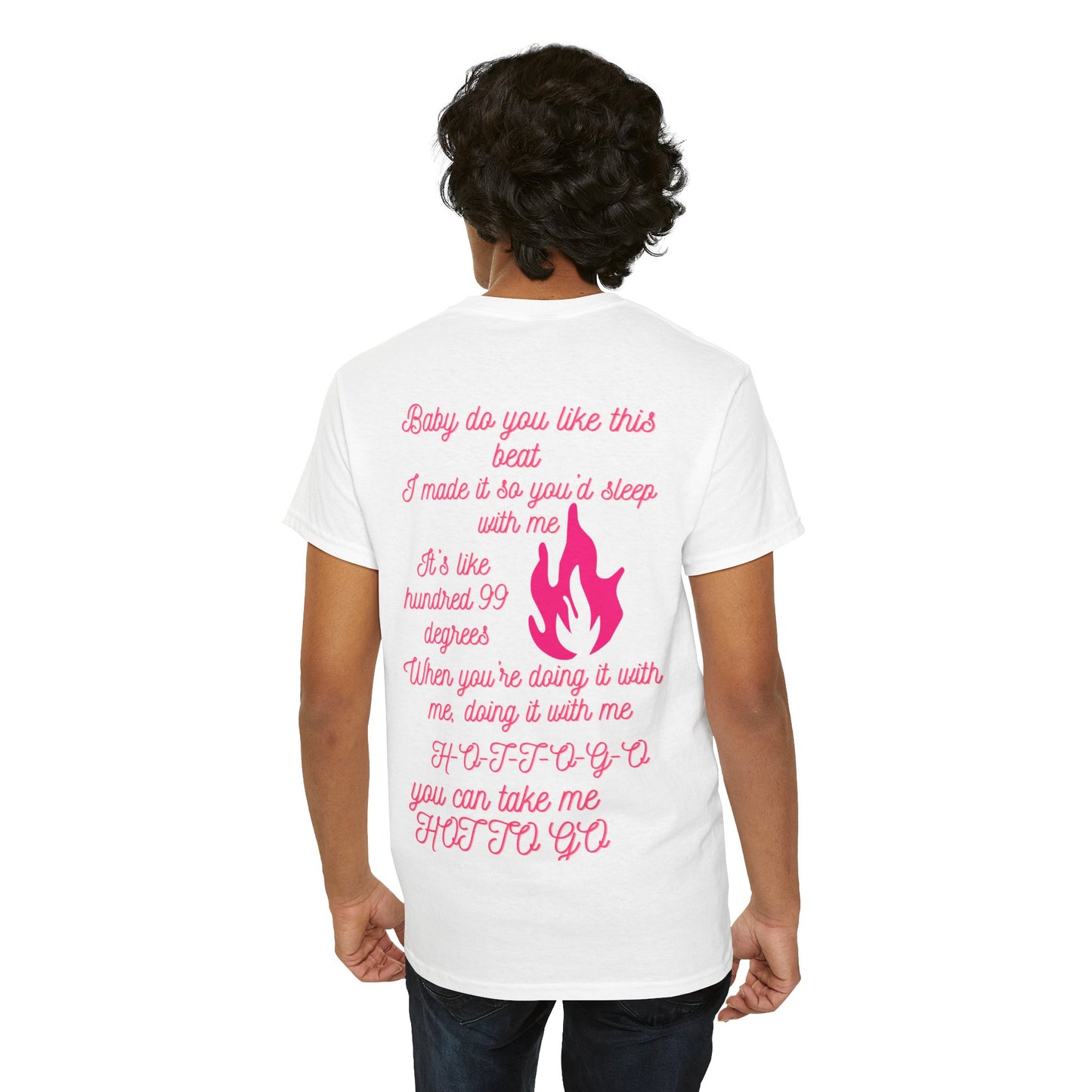 Fun Unisex Heavy Cotton Tee - 'Let’s Go Girls!' Graphic Shirt for Music Lovers