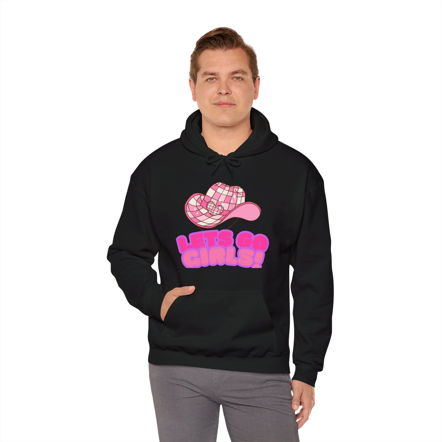 Lets Go Girls! Unisex Heavy Blend™ Hoodie – Cozy Support for Empowerment & Fun