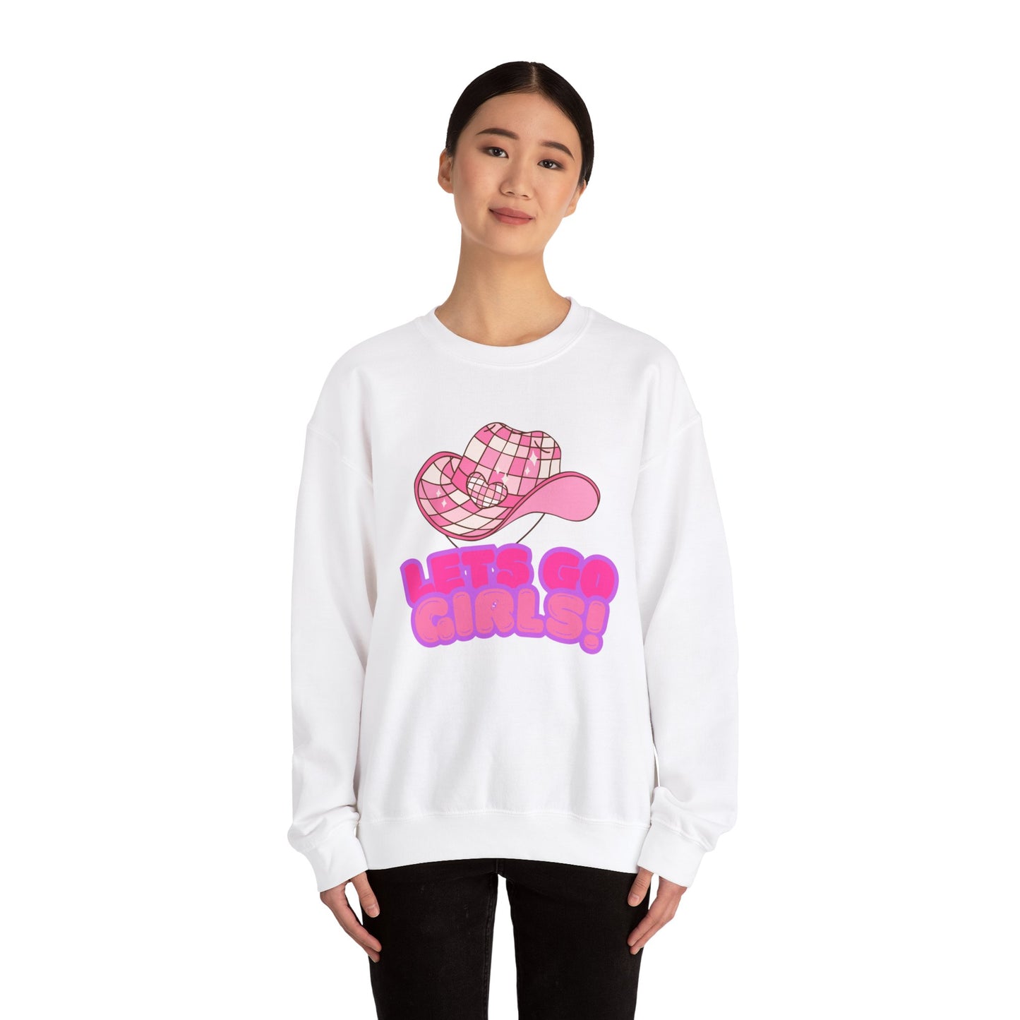 Let's Go Girls! Unisex Heavy Blend™ Crewneck Sweatshirt - Fun & Trendy Design