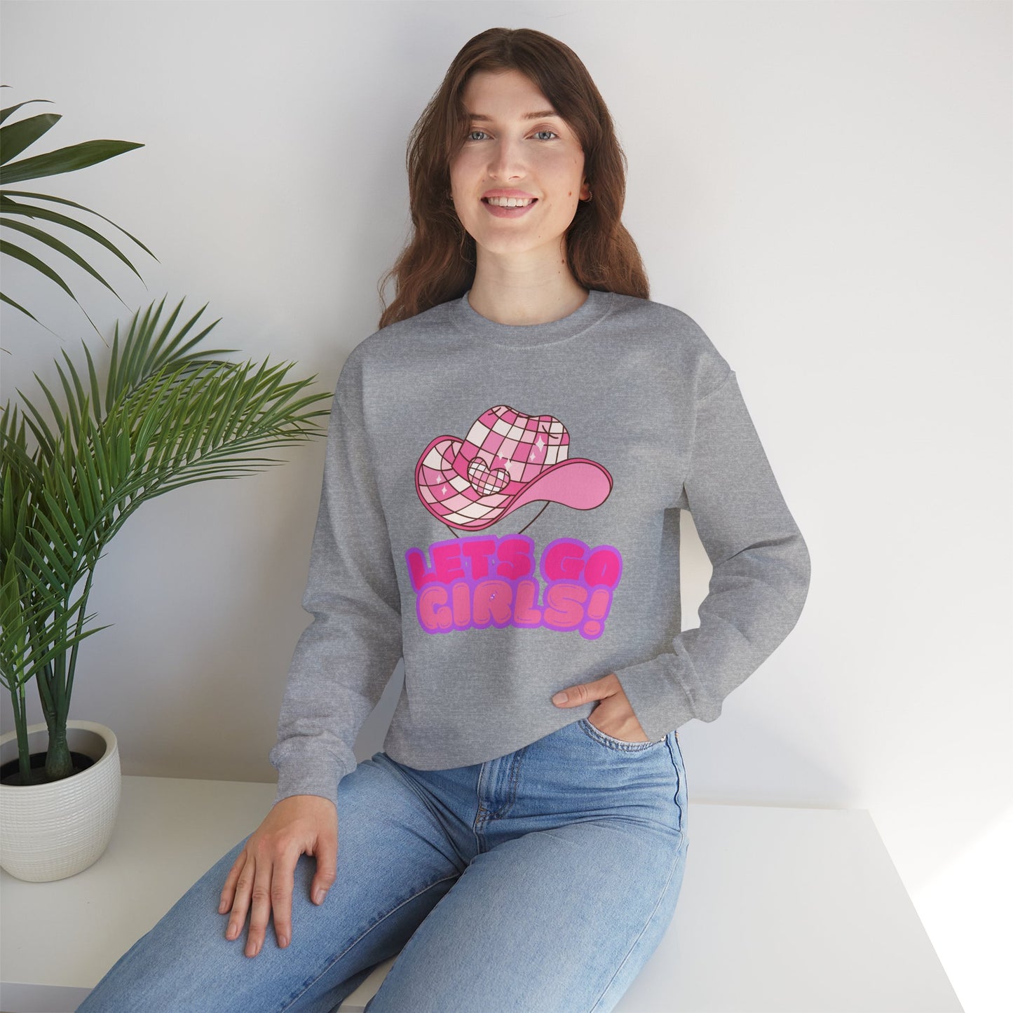 Let's Go Girls! Unisex Heavy Blend™ Crewneck Sweatshirt - Fun & Trendy Design