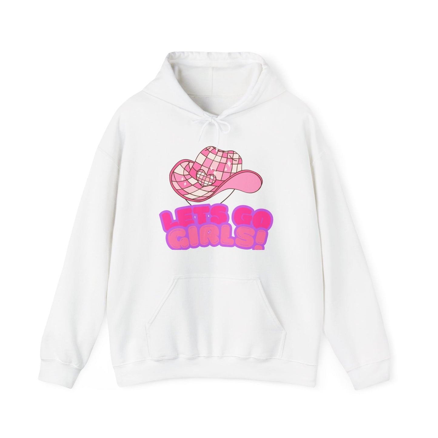 Lets Go Girls! Unisex Heavy Blend™ Hoodie – Cozy Support for Empowerment & Fun