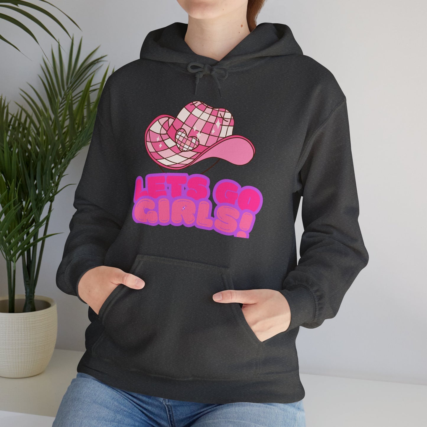 Lets Go Girls! Unisex Heavy Blend™ Hoodie – Cozy Support for Empowerment & Fun