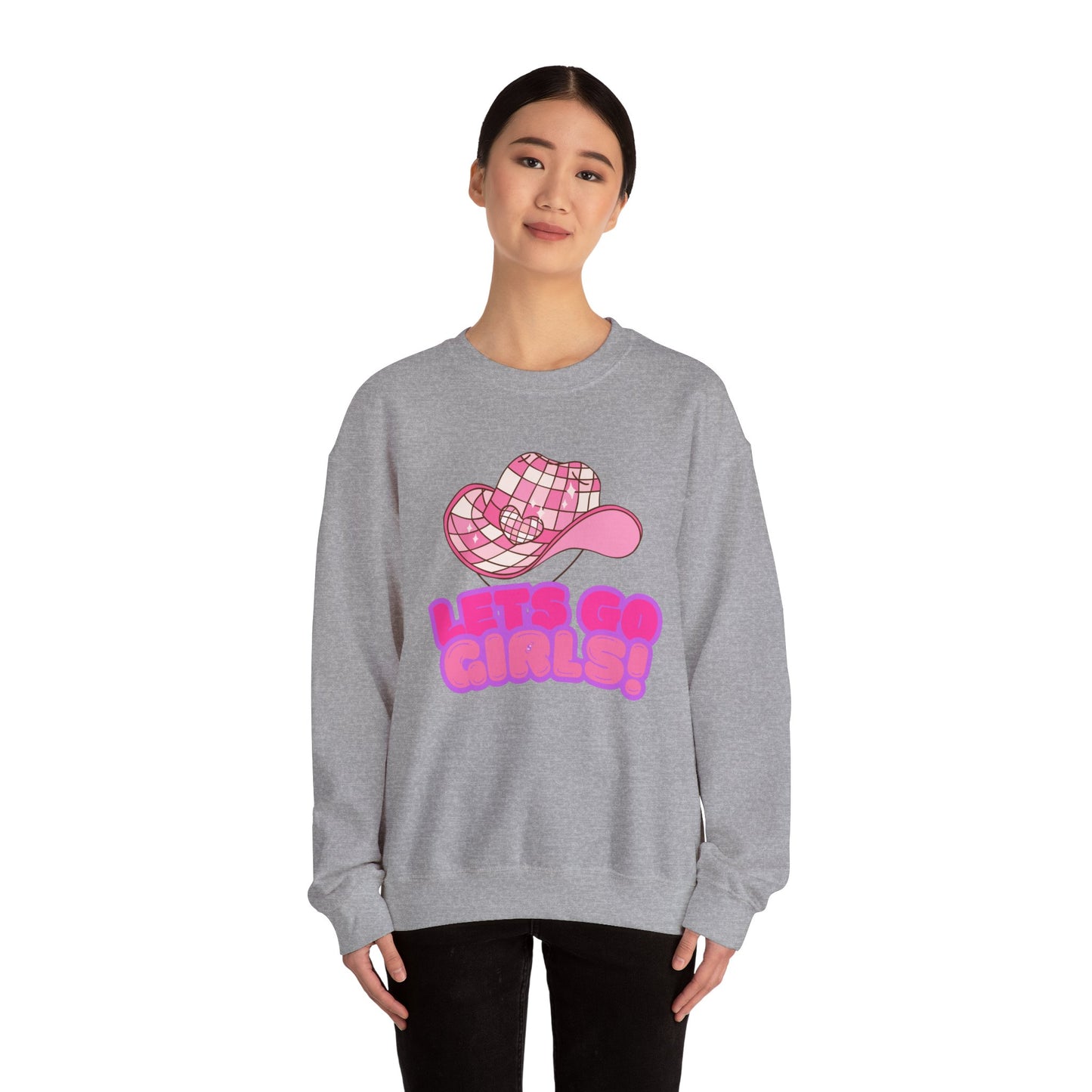 Let's Go Girls! Unisex Heavy Blend™ Crewneck Sweatshirt - Fun & Trendy Design