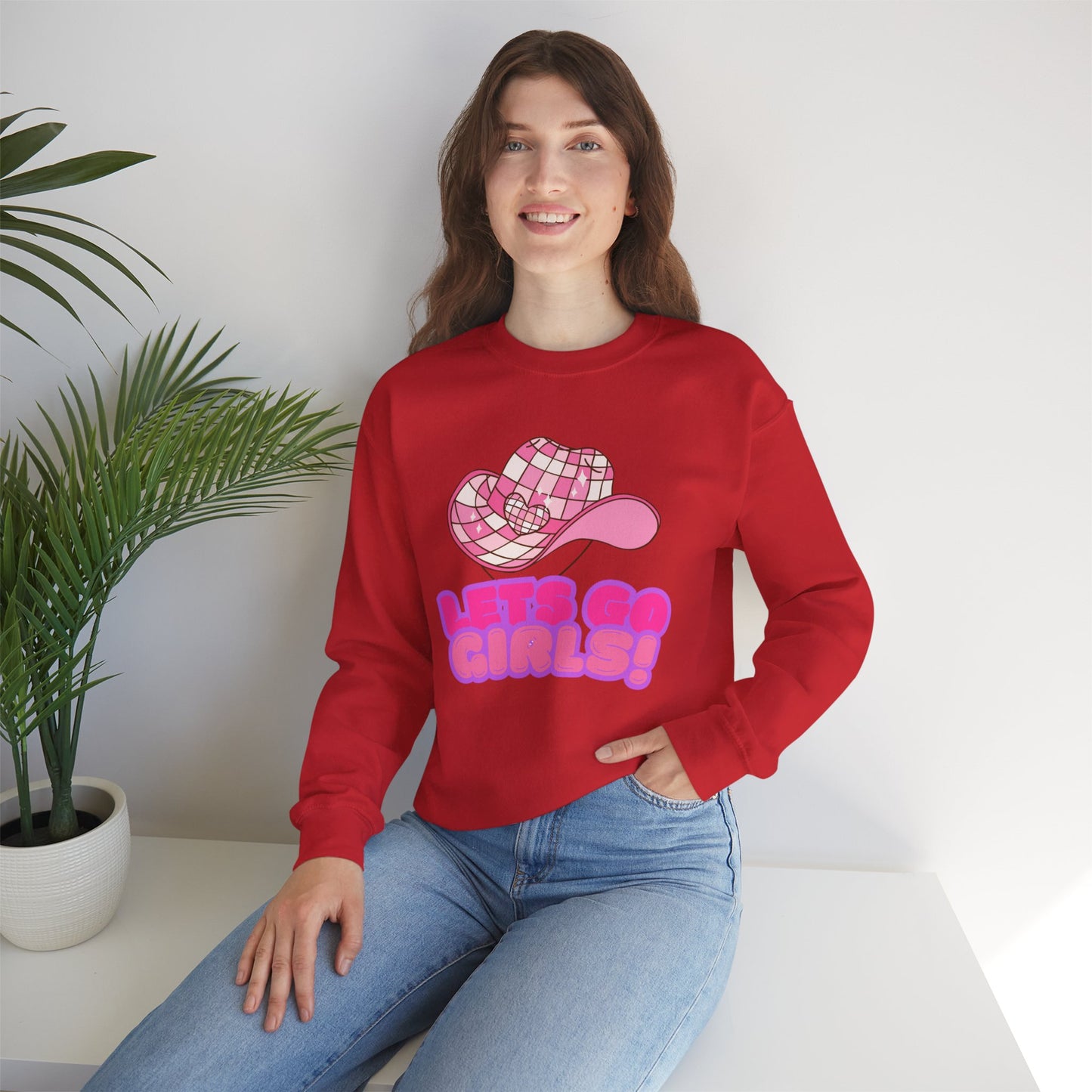 Let's Go Girls! Unisex Heavy Blend™ Crewneck Sweatshirt - Fun & Trendy Design