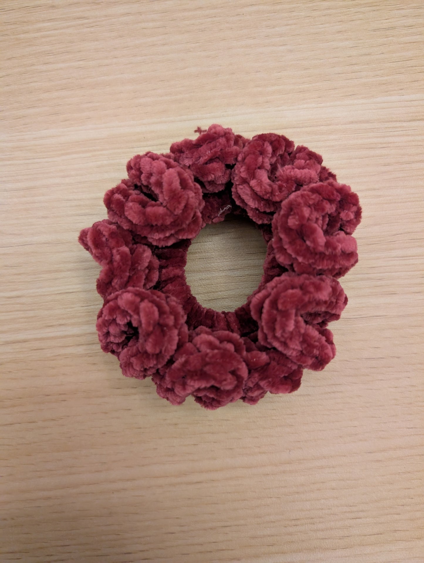 Orchid scrunchie