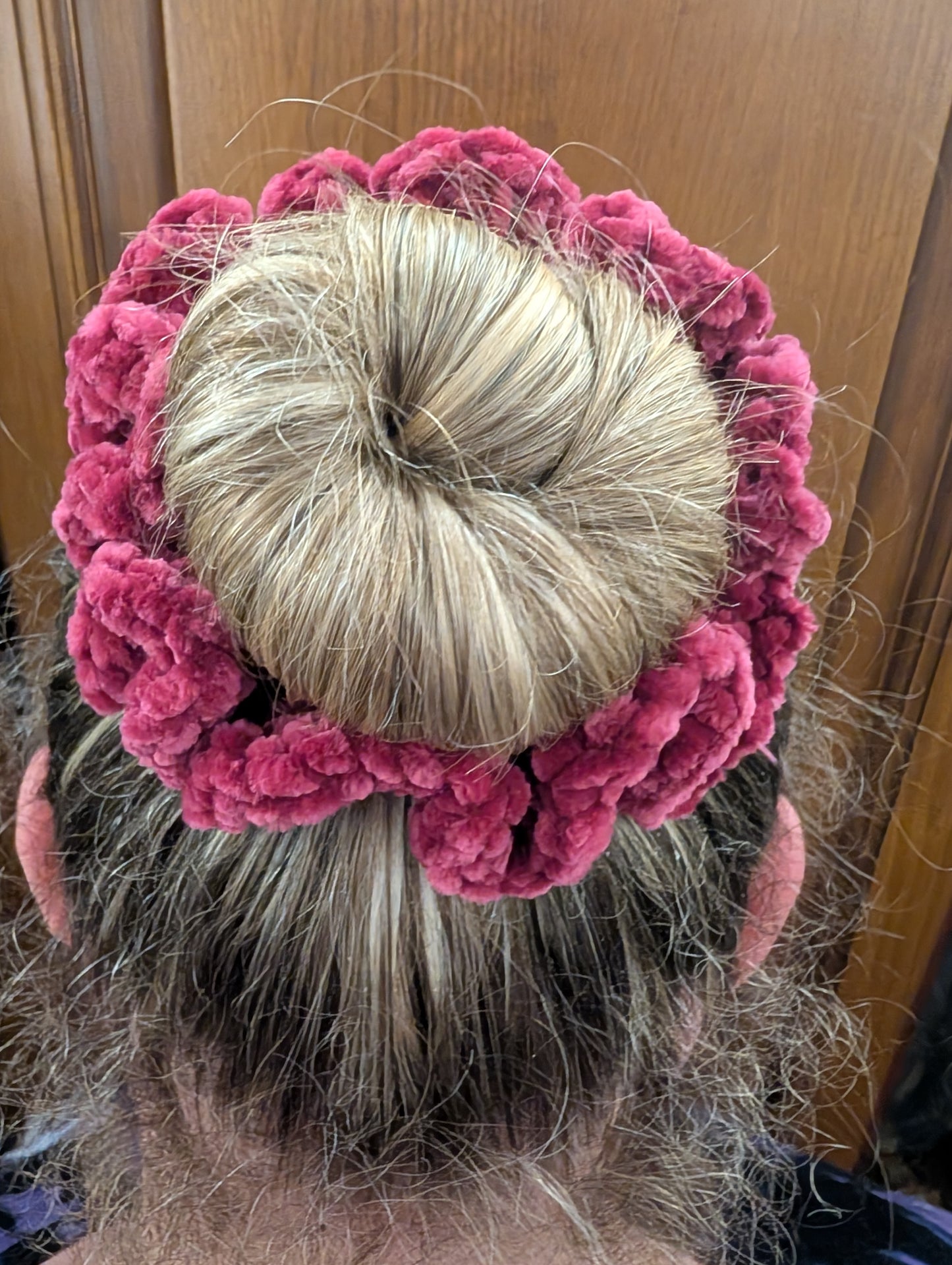 Orchid scrunchie