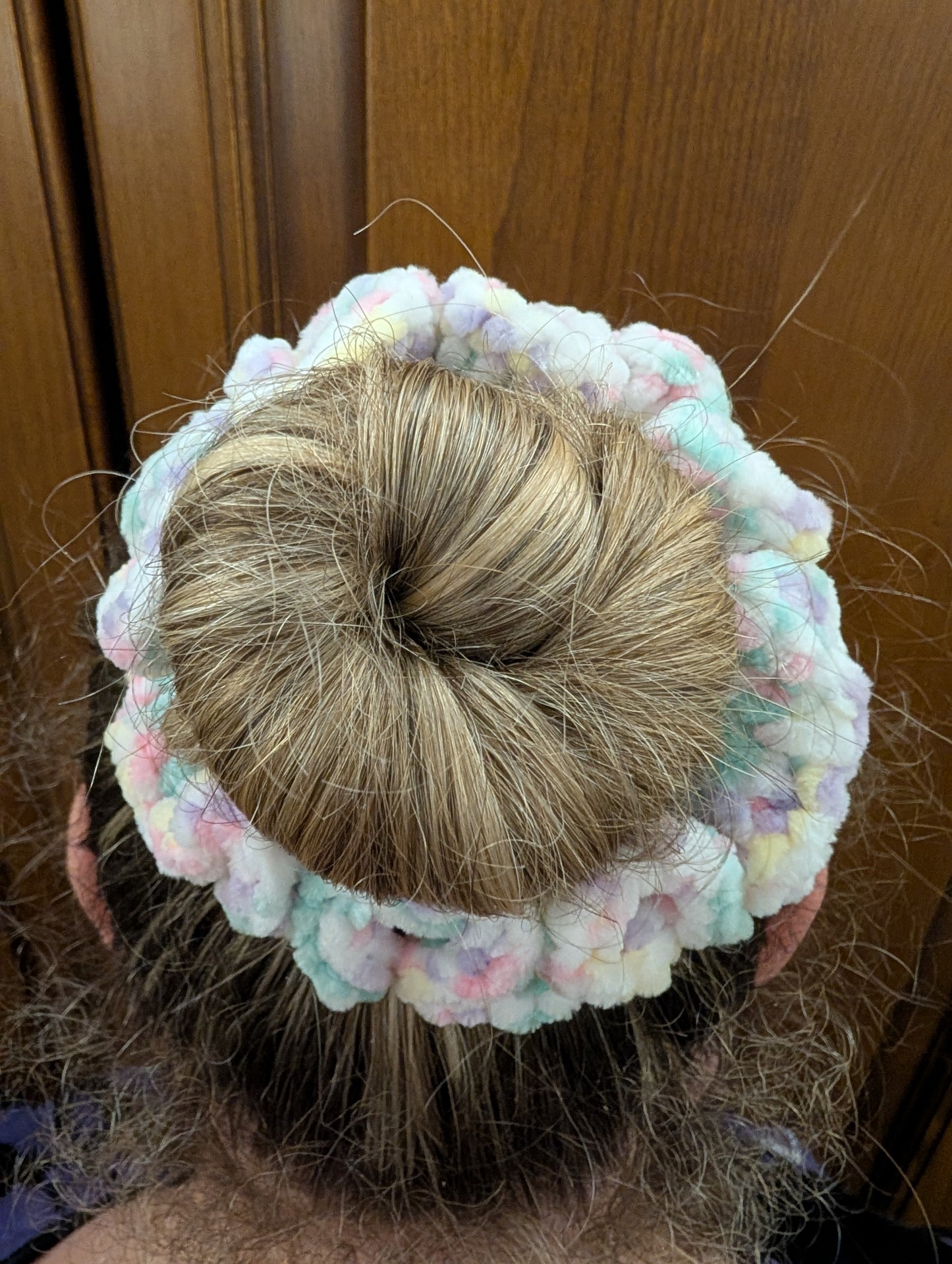 Colour burst scrunchie