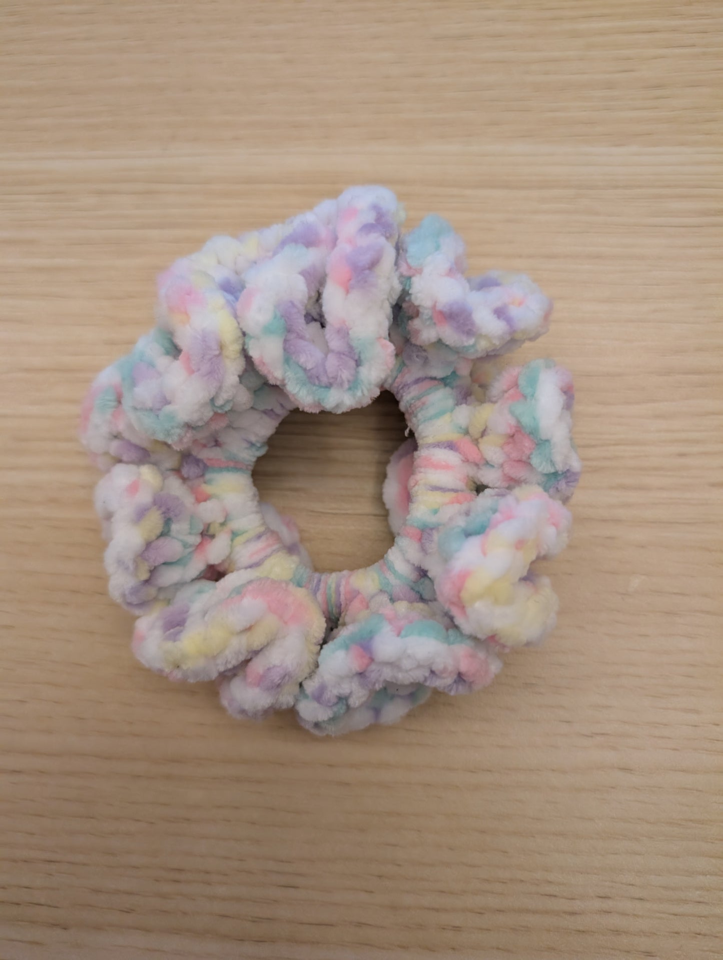 Colour burst scrunchie