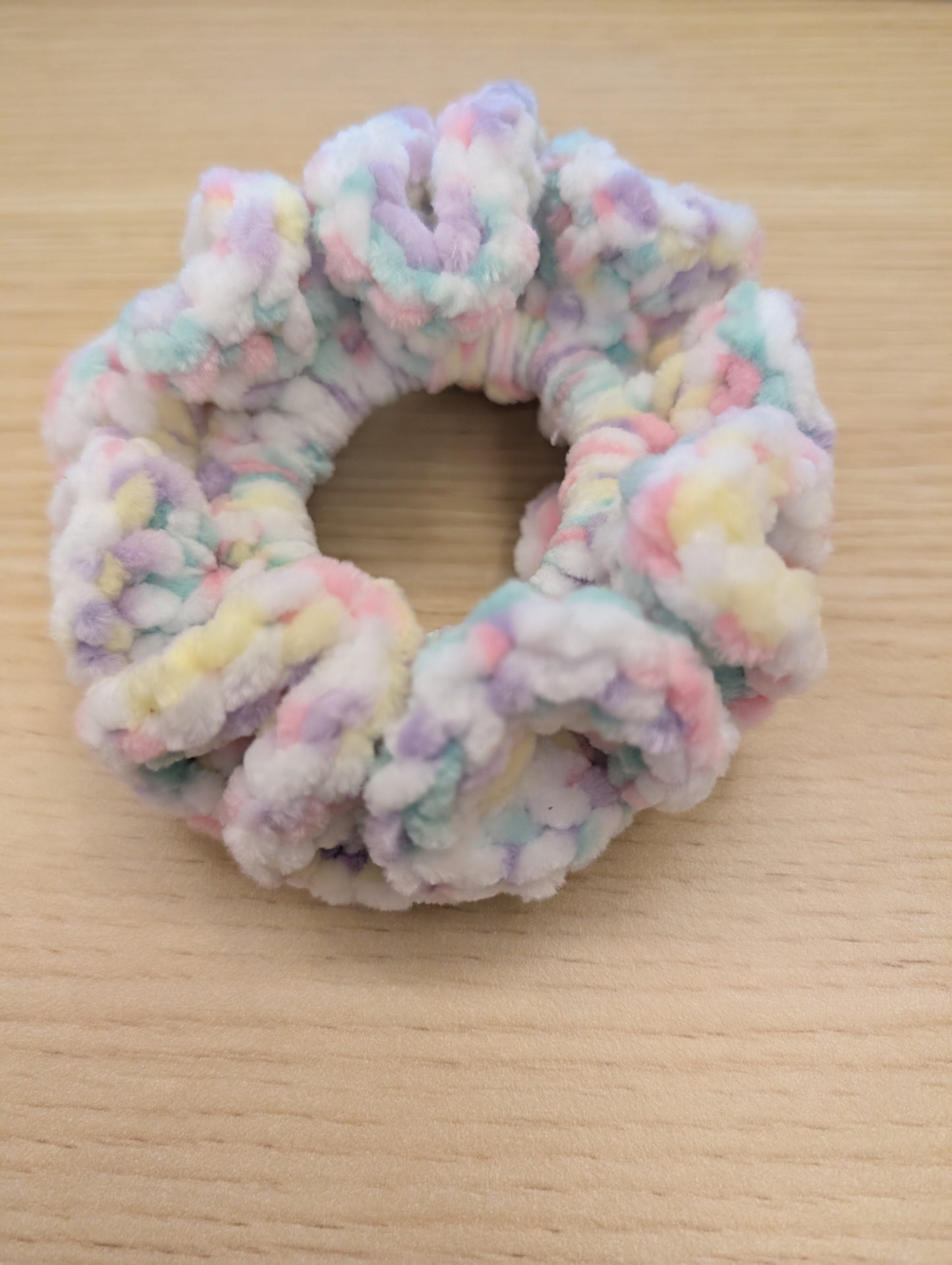 Colour burst scrunchie